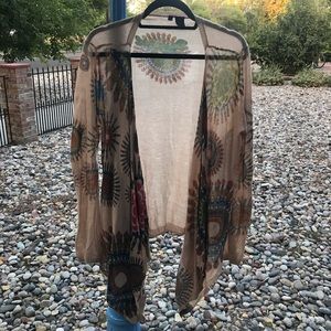 Desigual colorful/cream cardigan